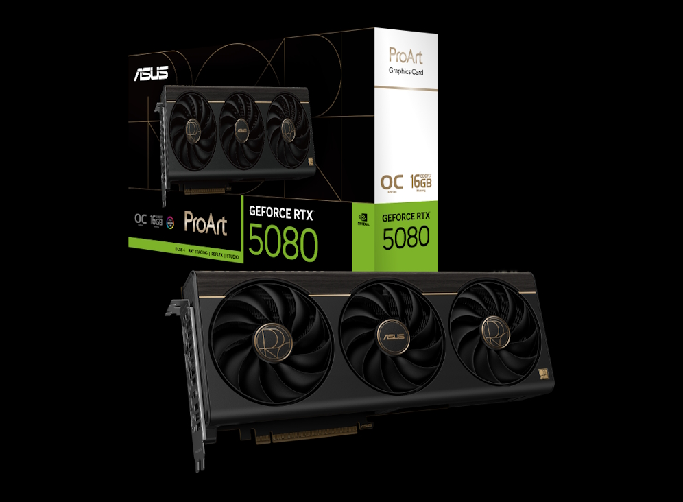 Folie {0} von {1}, Vergrößern, ProArt GeForce RTX™ 5080 16GB GDDR7 OC Edition
