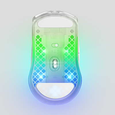 SteelSeries Aerox 3 Wireless Gaming Gaming Mouse - Ghost Edition