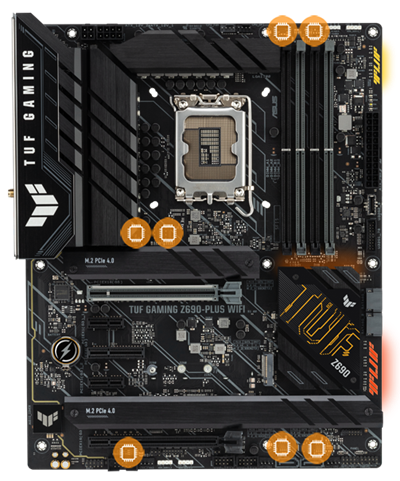 intelCore i7 12700+ASUS TUF B660+メモリ+SSD TUF GAMING B660-PLUS WIFI D4 | Motherboards -ASUS