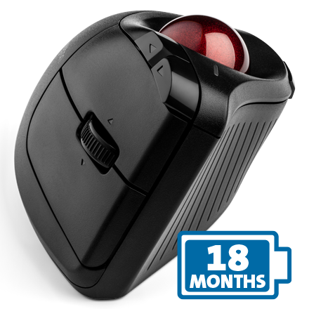 Kensington Pro Fit Ergo Vertical Wireless Trackball - trackball 