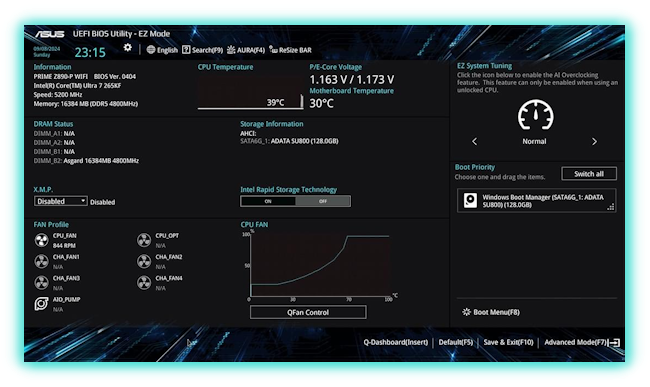 Asus Uefi Bios Utility M2 Ssd Uefi Boot ASUS ROG Strix B850-I