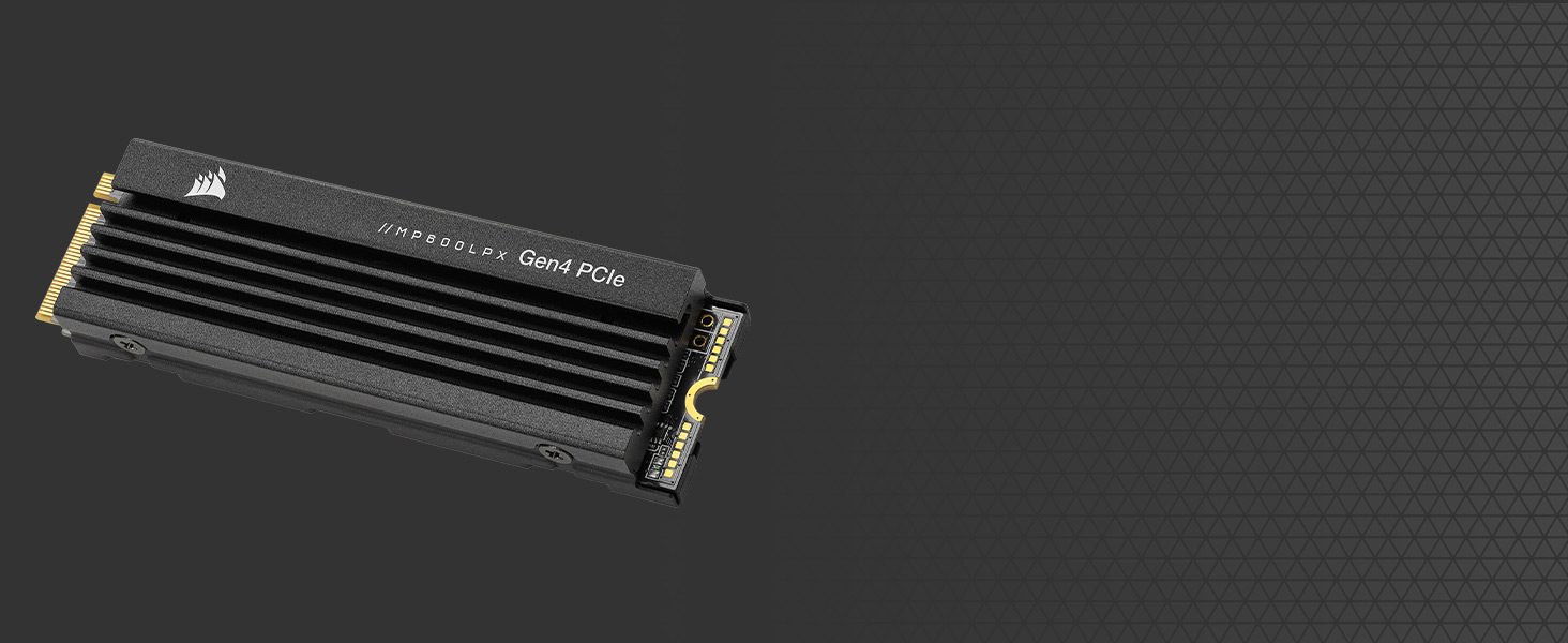 Corsair MP600 PRO LPX 8TB M.2 NVMe PCIe x4 Gen4 SSD - Optimized for PS5 (Up  to 7,100MB/sec Sequential Read & 5,800MB/sec Sequential Write Speeds