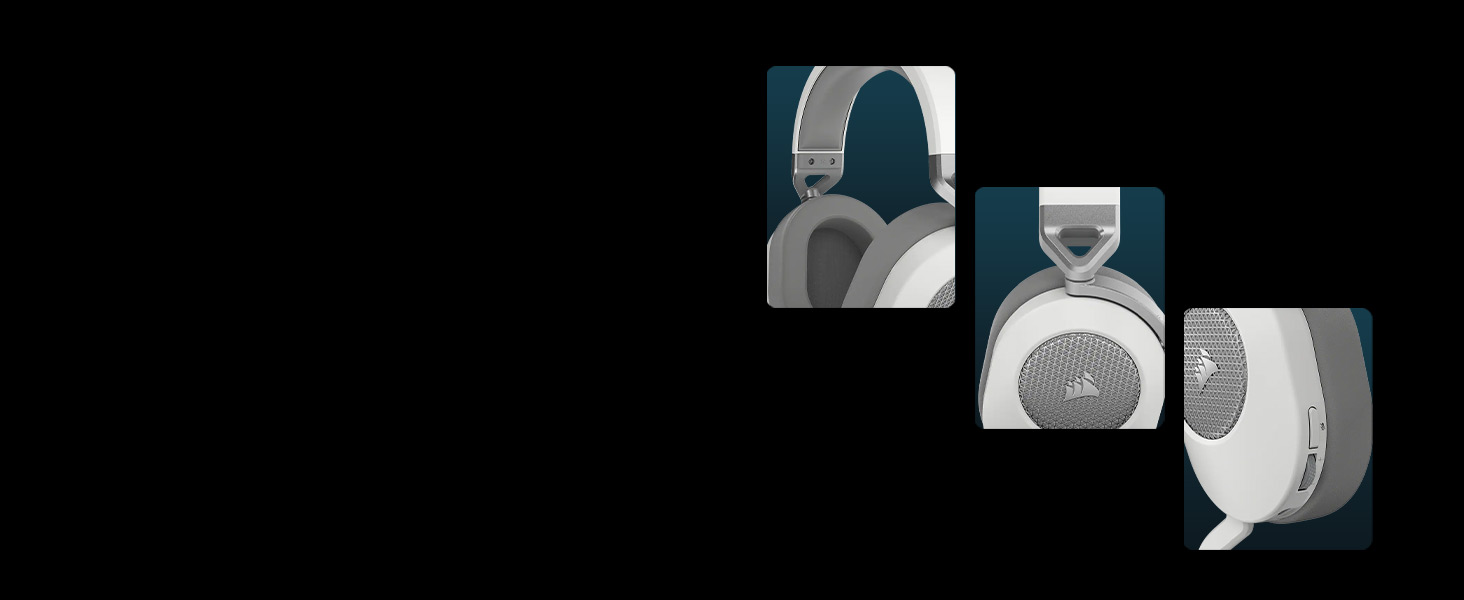 Headset, Gaming WIRELESS White HS65 CORSAIR