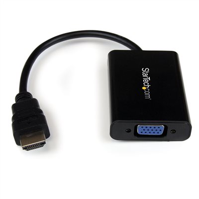 StarTech.com HDMI to VGA Video Adapter w/ Audio for Laptop / Ultrabook