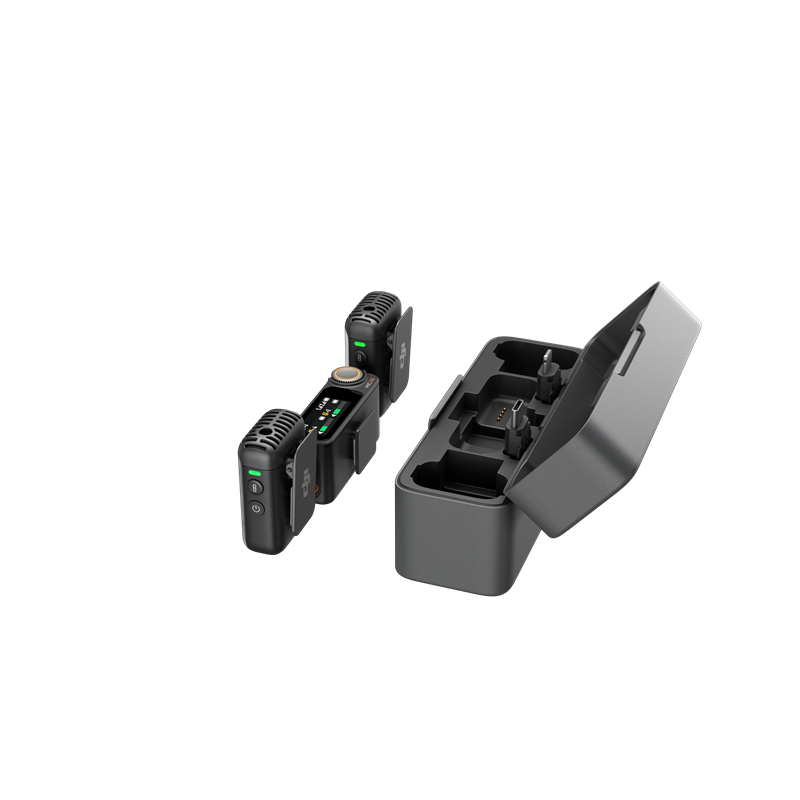DJI Mic 2 Wireless Omnidirectional Microphone System Black - Open