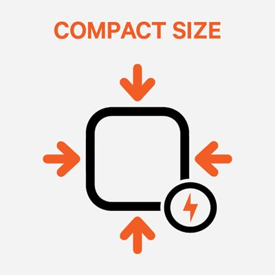 HIGH CAPACITY AT COMPACT SIZE