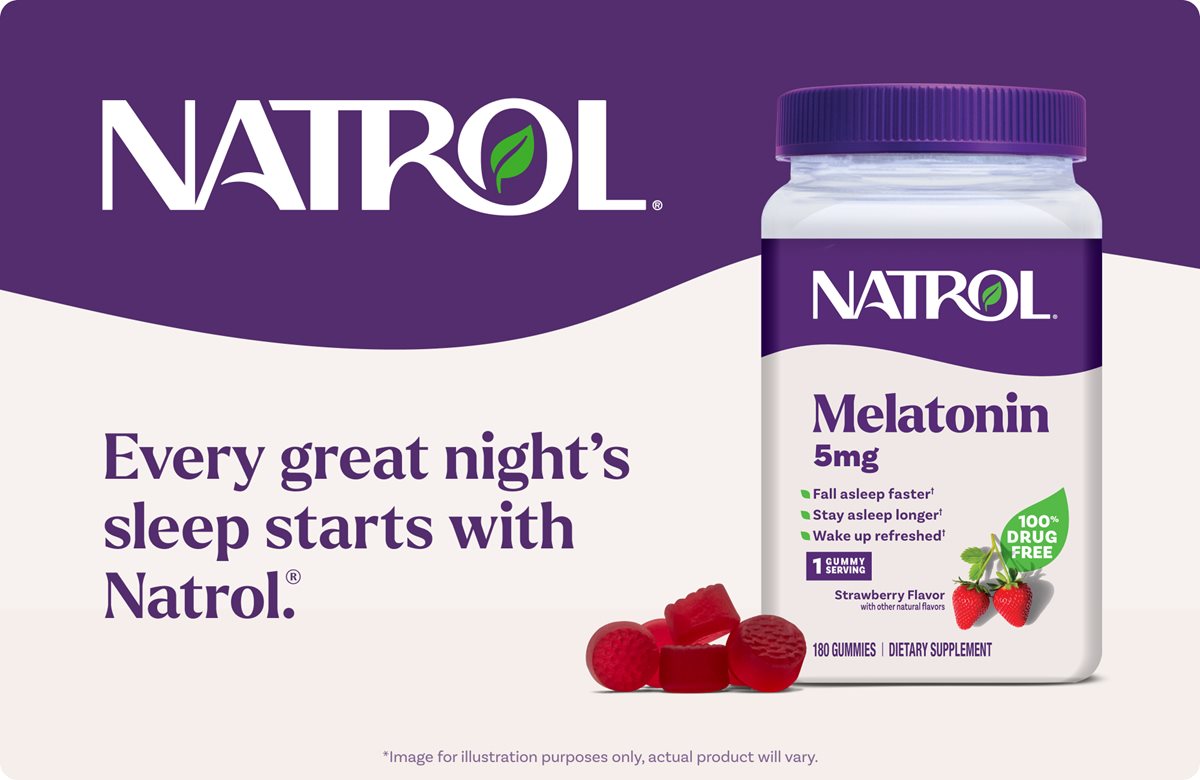 Every great night's sleep starts with Natrol.