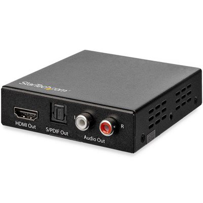 HDMI Audio De-embedder | HDR | Toslink Optical Audio | Dual RCA Audio | HDMI Audio