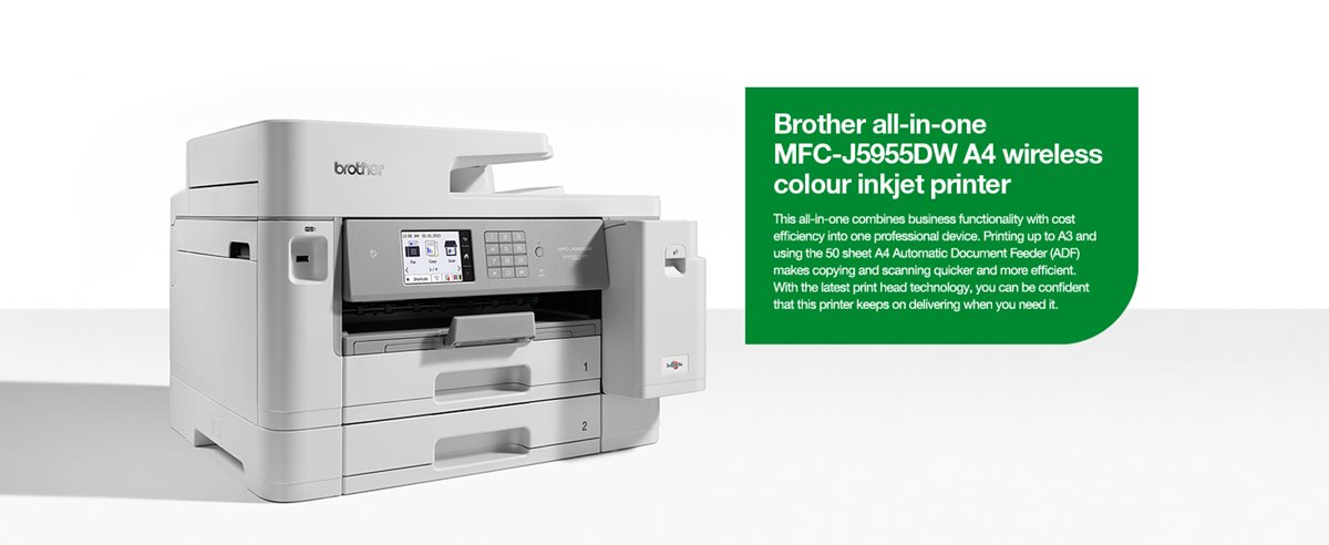 Brother MFC-J5955DW A4 wireless colour inkjet printer