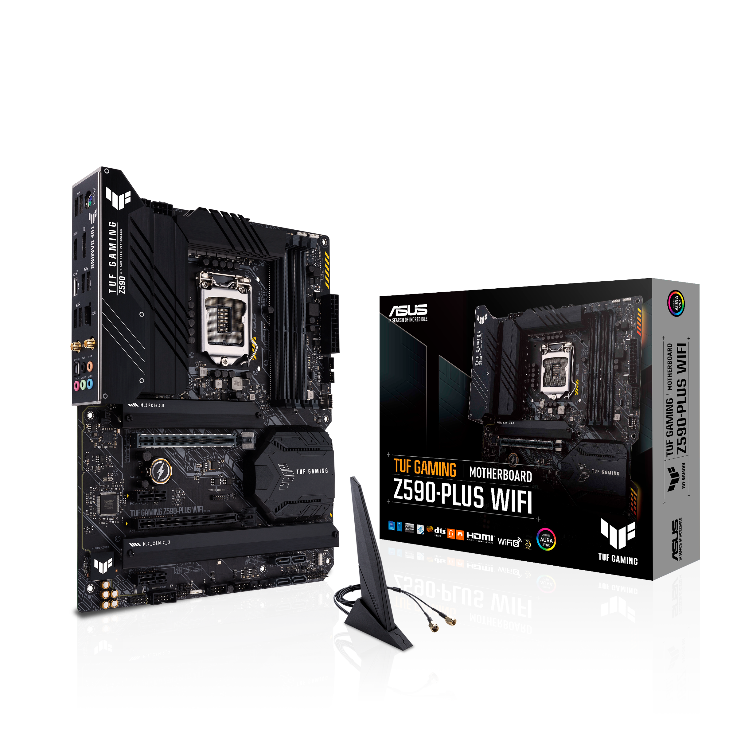 ASUS TUF GAMING Z590-PLUS WIFI LGA 1200 ATX Intel Motherboard