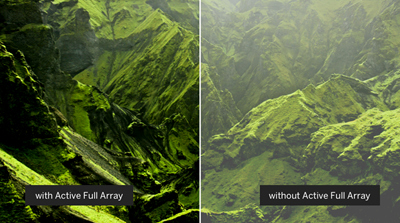 Better blacks with more contrast.