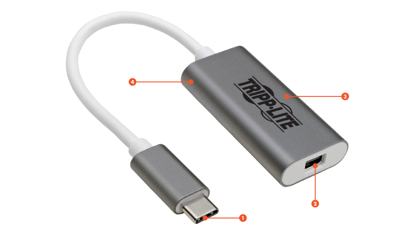 Tripp Lite USB 3.0 Adapter Converter USB A to USB Type C MF USB C