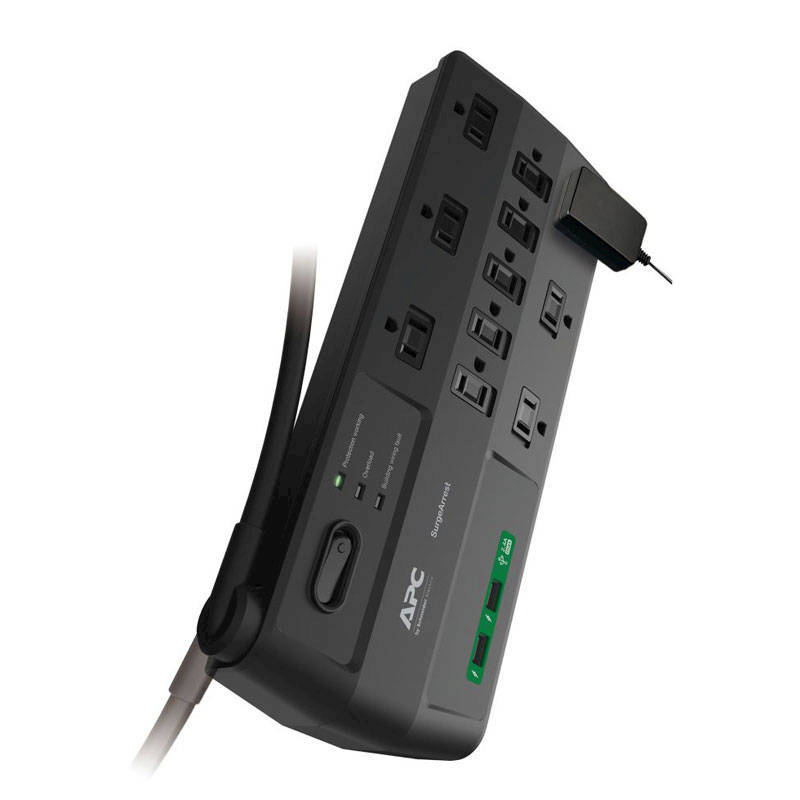 APC Audio/Video Surge Protector 4 Outlet with Coax Protection