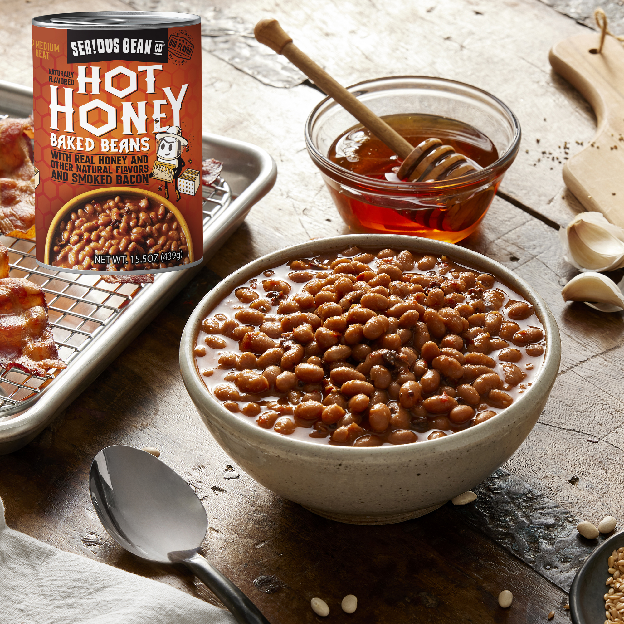 SERIOUS Bean Co Sweet and a Bit Sassy Dr Pepper Baked Beans, 4