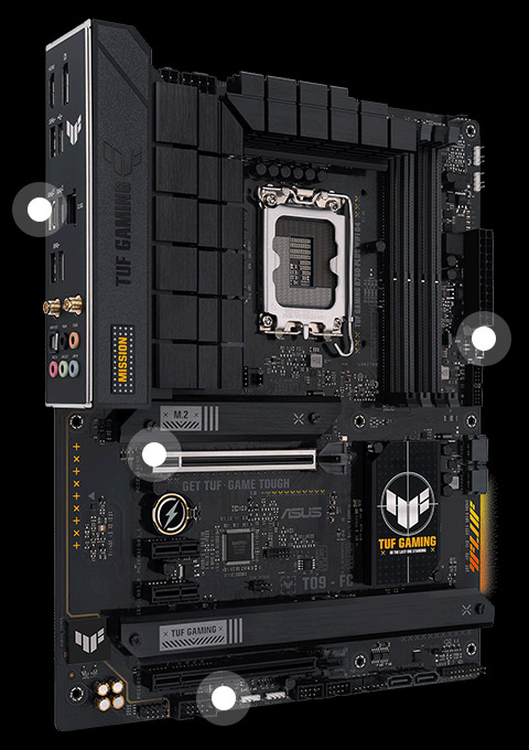 Asus TUF GAMING B760-PLUS WIFI D4 w/ DDR4-5333, 7.1 Audio, Triple M.2, 2.5G  LAN, WiFi 6, BT 5.2 - Intel 1700 Boards - Memory Express Inc.