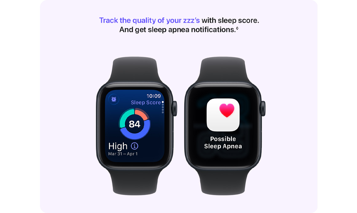 Apple Watch Sleep Score Automatic Sleep Tracker App SleepHQ O2