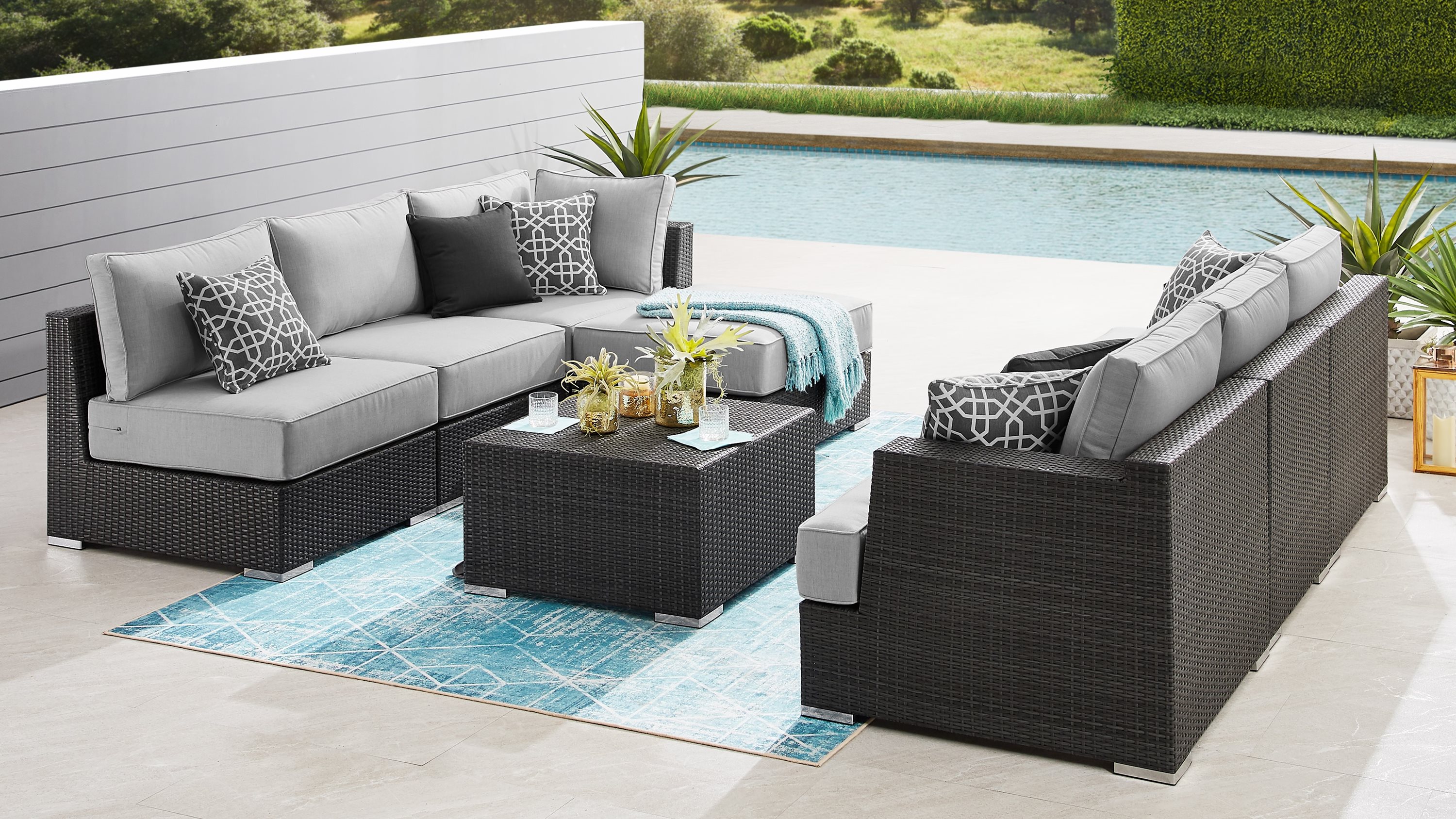 Niko 8-piece Patio Sectional Conversation Set | Costco