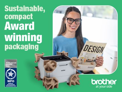 Sustainable, compact, award winning packaging graphic