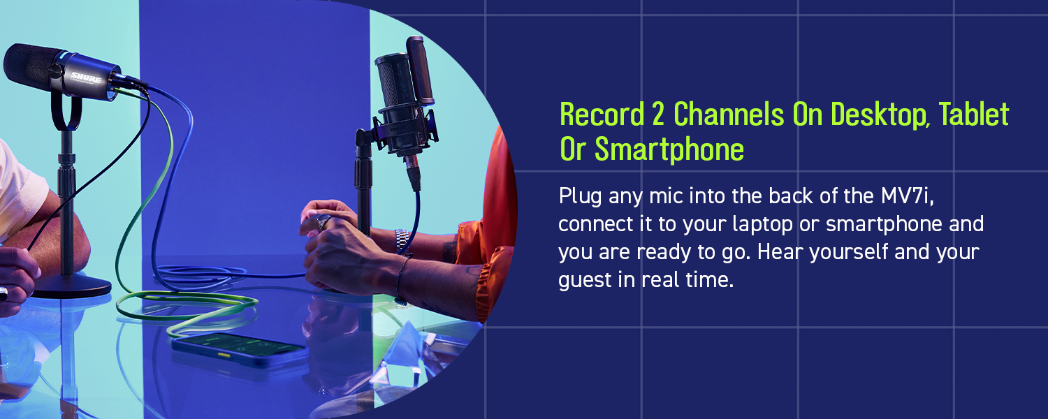 Shure MV7i Microphone - Thumbnail 4
