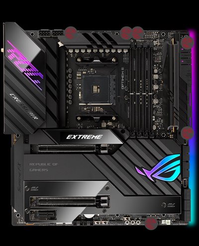 ASUS ROG CROSSHAIR VIII EXTREME AM4 Extended ATX AMD Motherboard