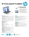 HP 14 inch Laptop PC 14-ep0005cl