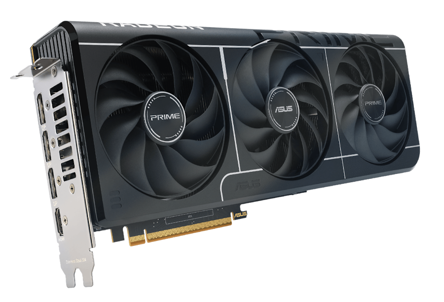 Prime Radeon RX 9070 EVO graphics card key visual