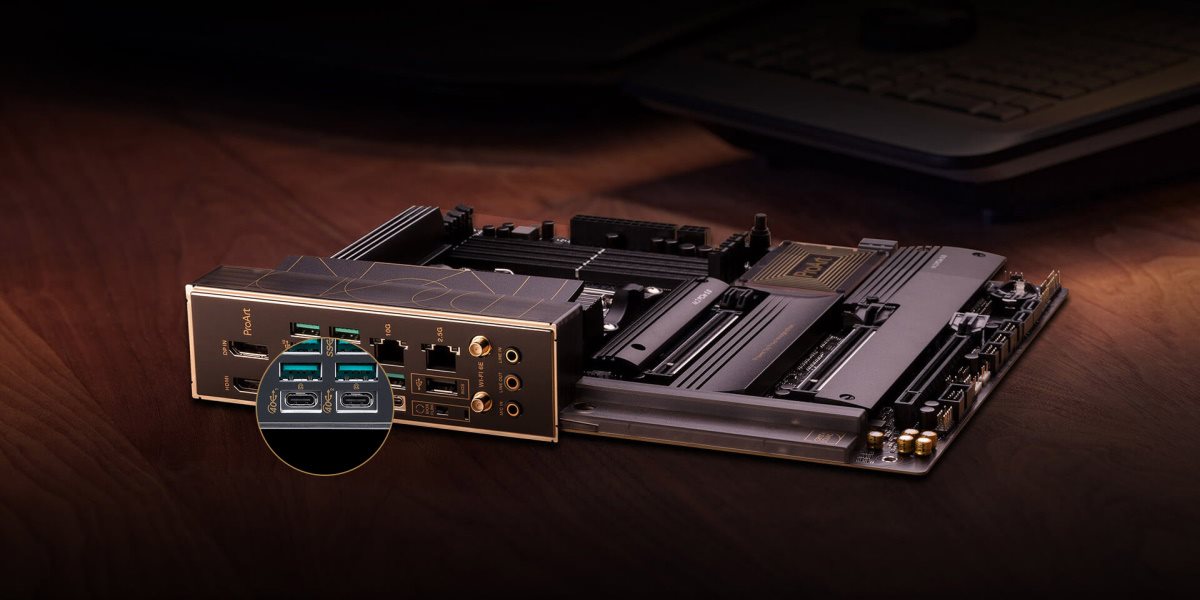 ProArt X670E-Creator Wi-Fi features two USB4 Type-C ports