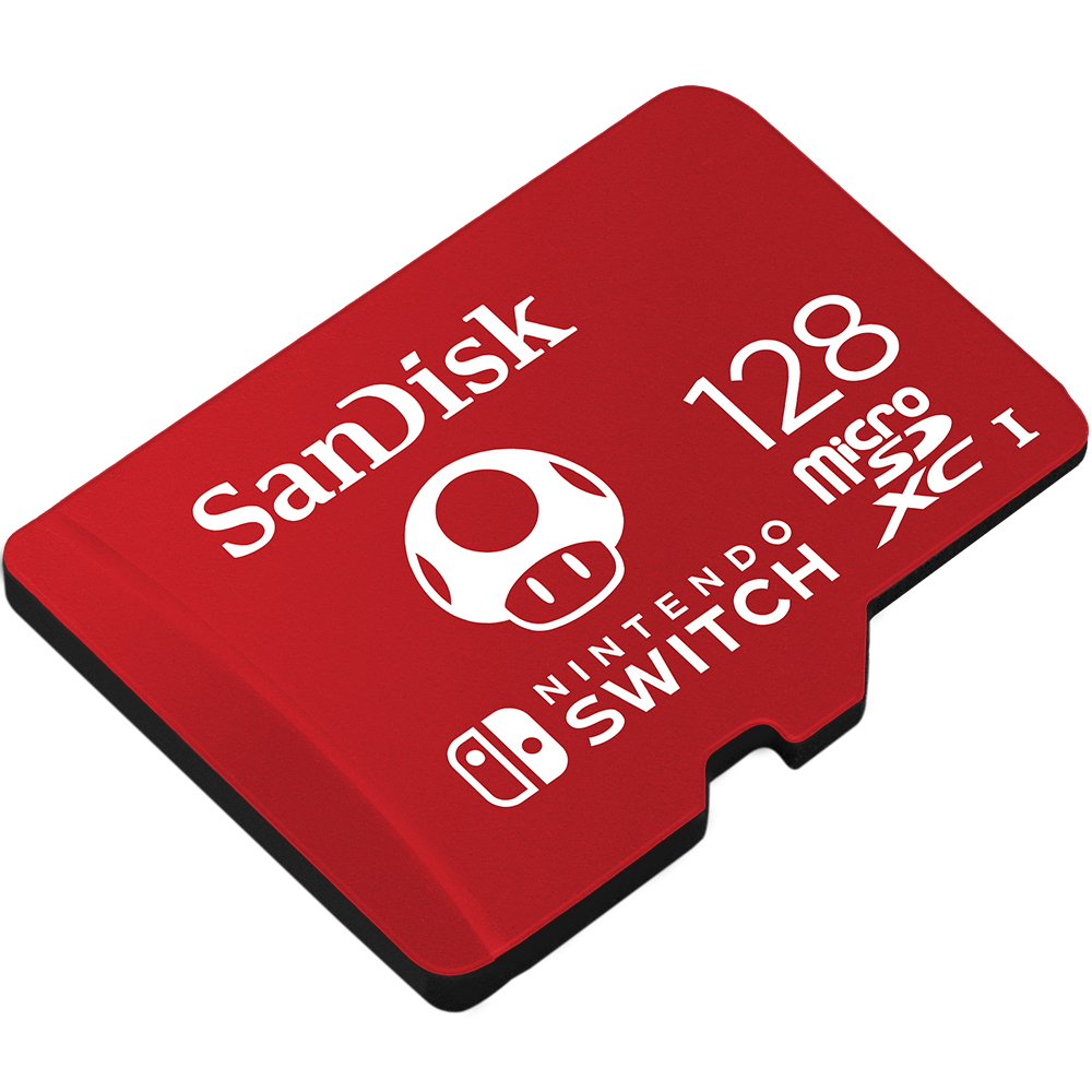 SanDisk 128GB microSDXC UHS-I Memory Card Licensed for Nintendo