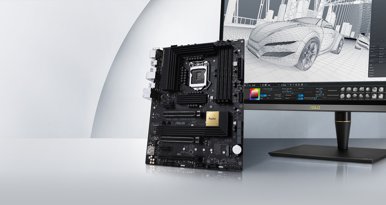 ASUS ProART Z490-CREATOR 10G LGA 1200 ATX Intel Motherboard