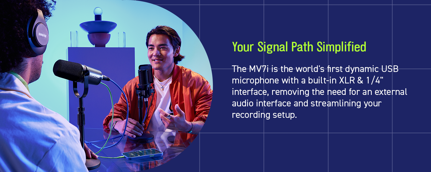 Shure MV7i Microphone - Thumbnail 5