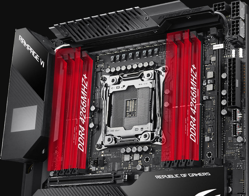 ROG RAMPAGE VI EXTREAME ENCORE（X299） ASUS ROG Rampage VI Extreme Encore, X299 LGA 2066 E-ATX