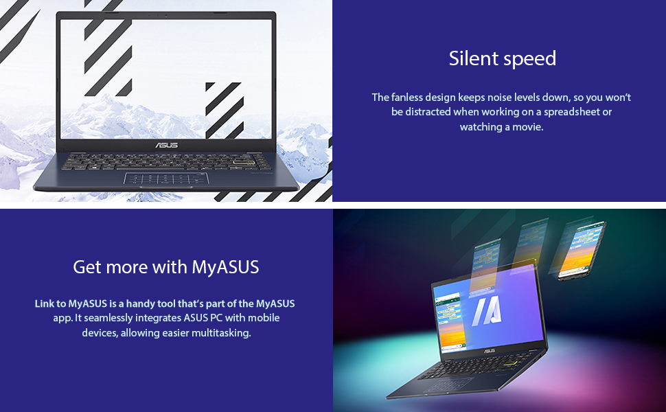 Silent speed / Get more with MyASUS