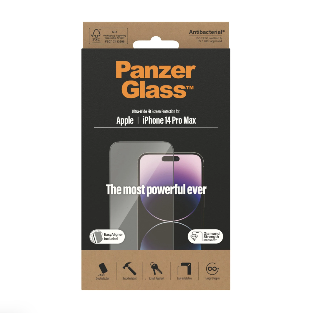 PanzerGlass Screen Protector for iPhone 14 Pro Max