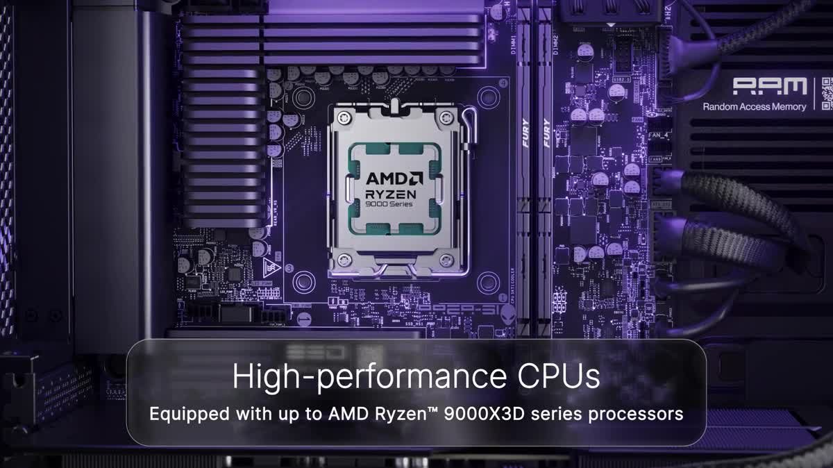Alienware Area-51 AAT2265 Gaming PC; AMD Ryzen 9 9950X3D 4.3GHz