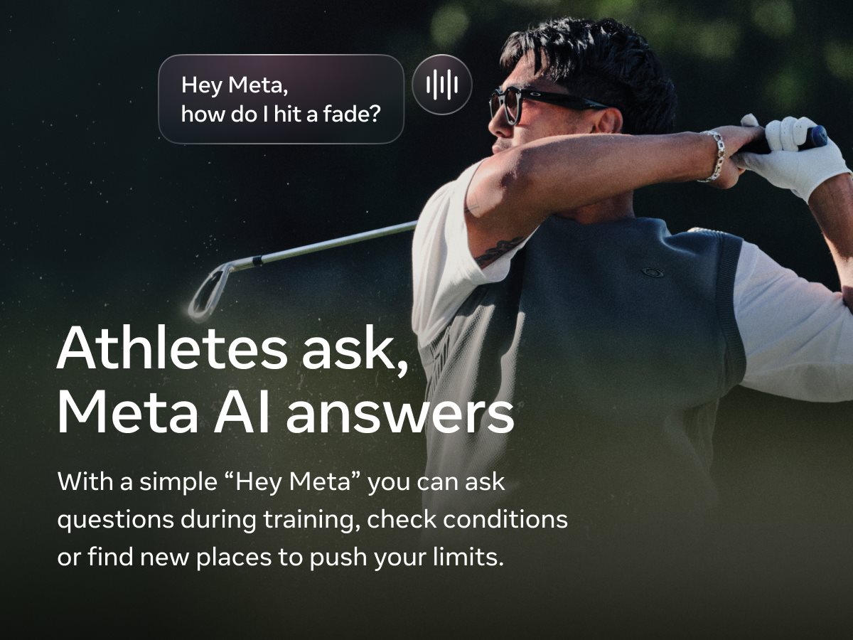 Athletes ask, Meta AI answers