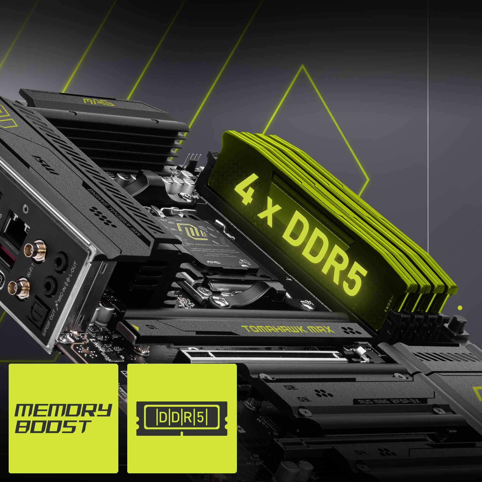 MSI MAG B850 TOMAHAWK MAX WIFI ATX DDR5 Motherboard