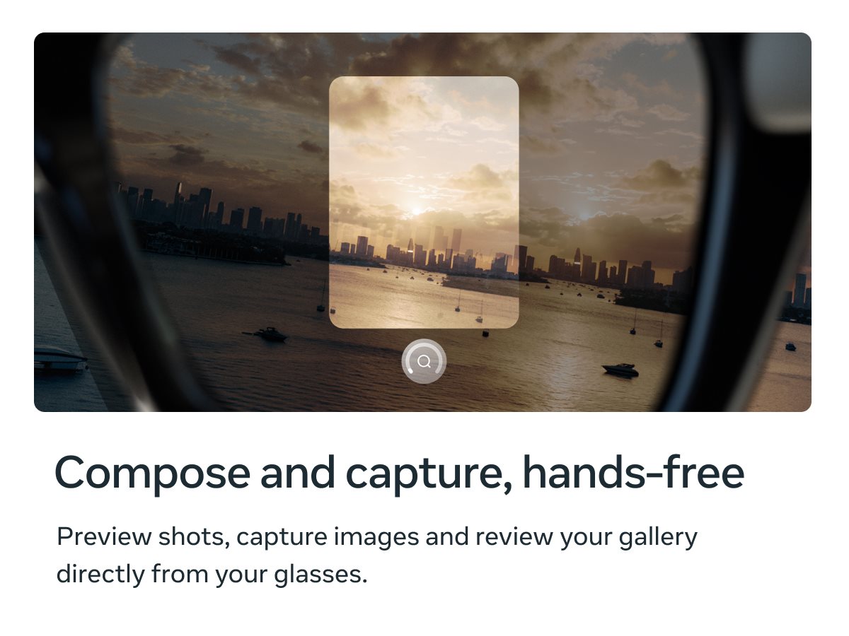 Compose and capture, hands-free