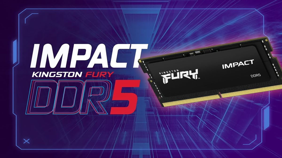 MEMORIA 16GB DDR5 5600MHZ CL40 KINGSTON FURY IMPACT XMP 3.0