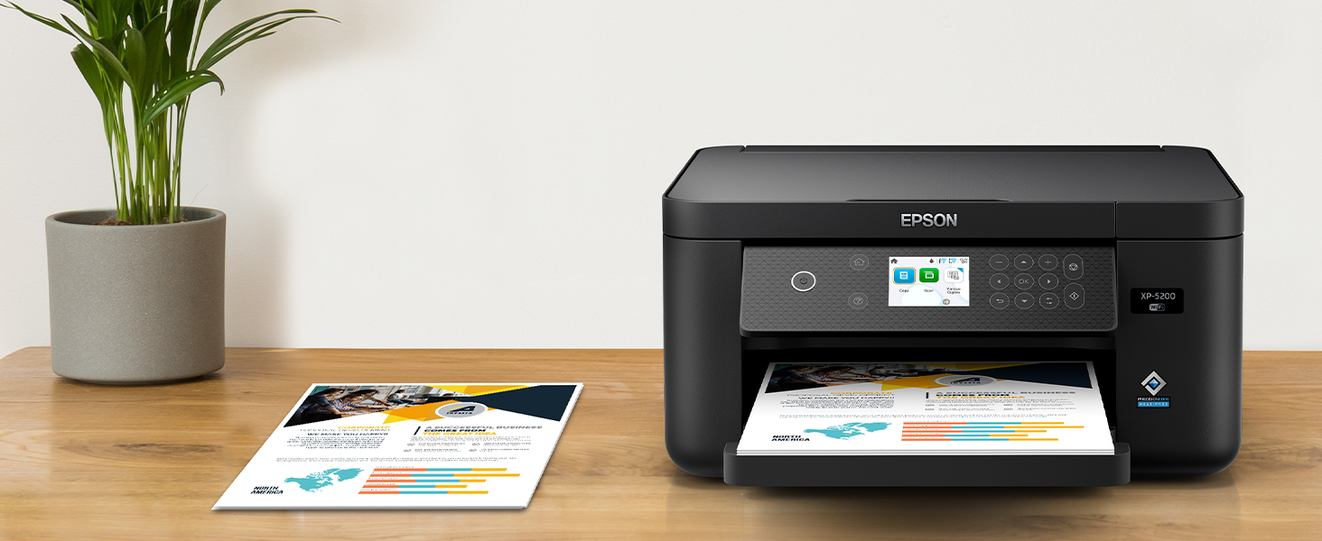 Color and Inkjet Printer XP-5200 All-in-One Copy | Epson Home Wireless Expression Products with US | Scan