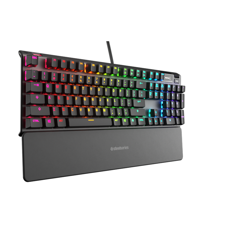 STEELSERIES APEX Mechanical Gaming Keyboard – OLED Smart Display – USB  Passthrough  Media Controls – Tactile  Clicky – RGB LED Backlit Canada  Computers  Electronics