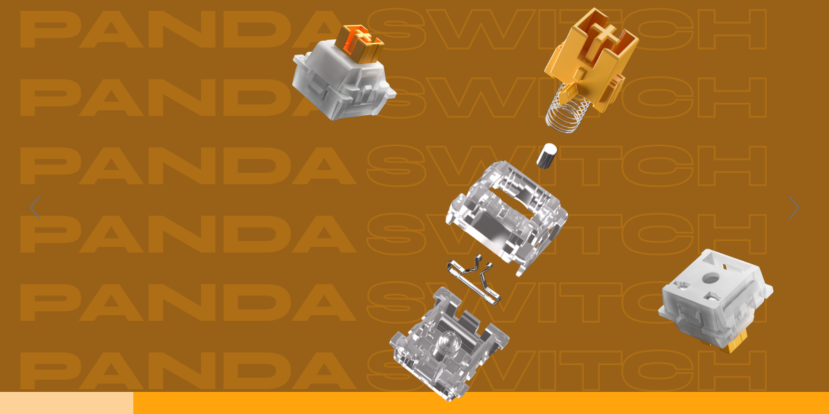Glorious Gaming Panda Silent Switches Lubed Tactile Switches - 36