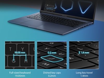 User friendly ErgoSense keyboard