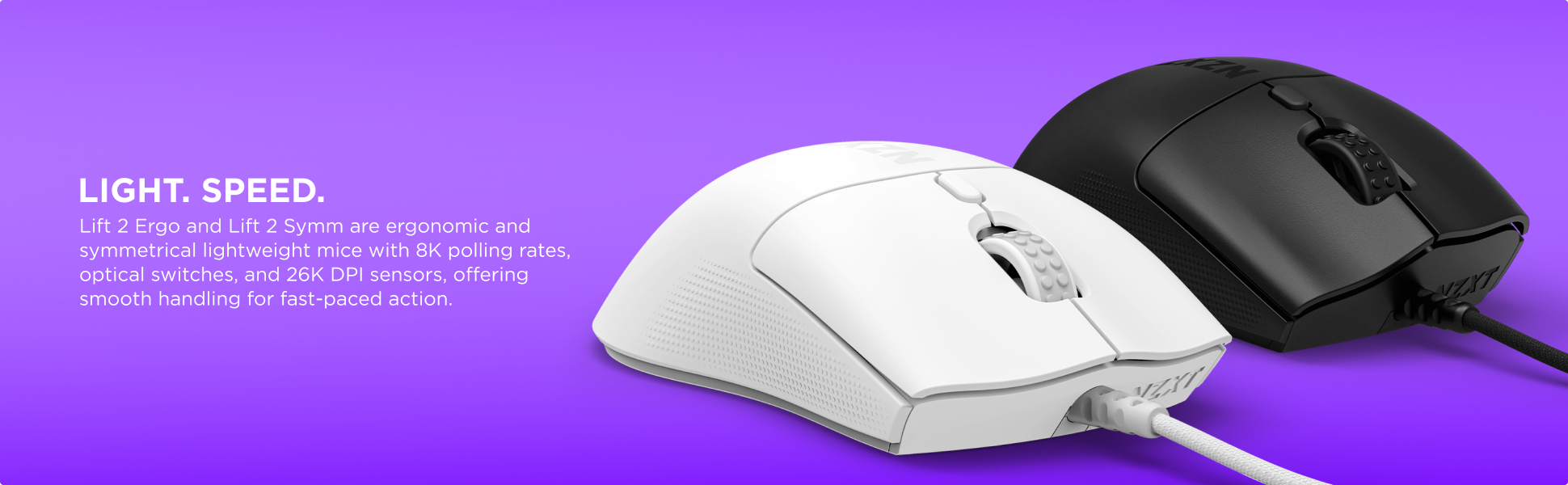 NZXT Gamingmaus Lift Elite Wireless – Ultraleicht Produktbild-Vorschau 2