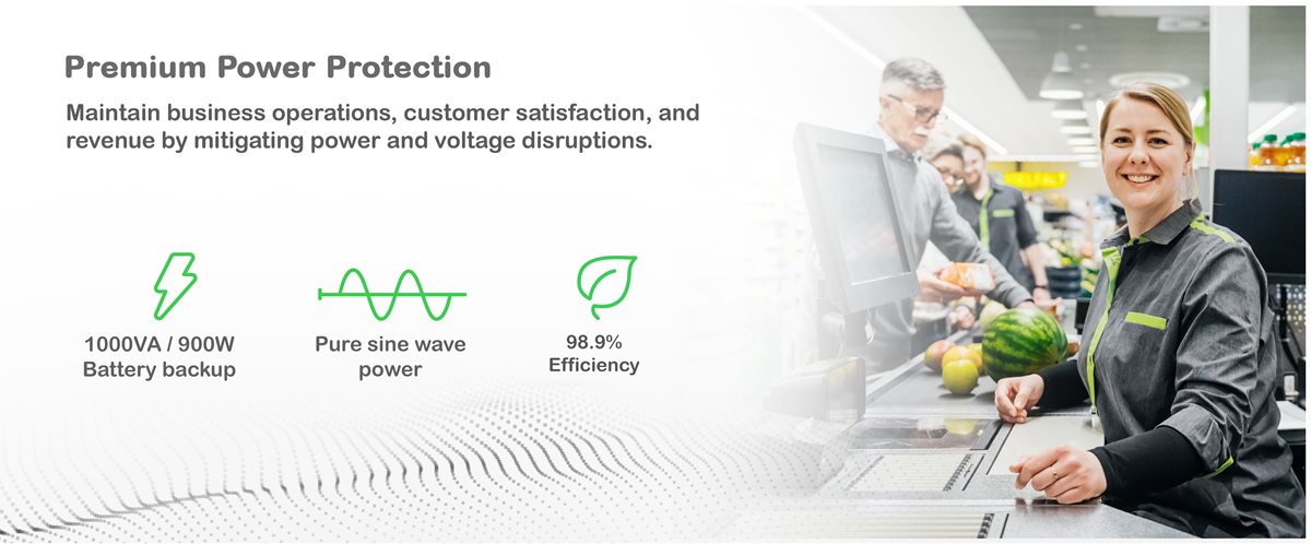 Women cashier as retail store smiling