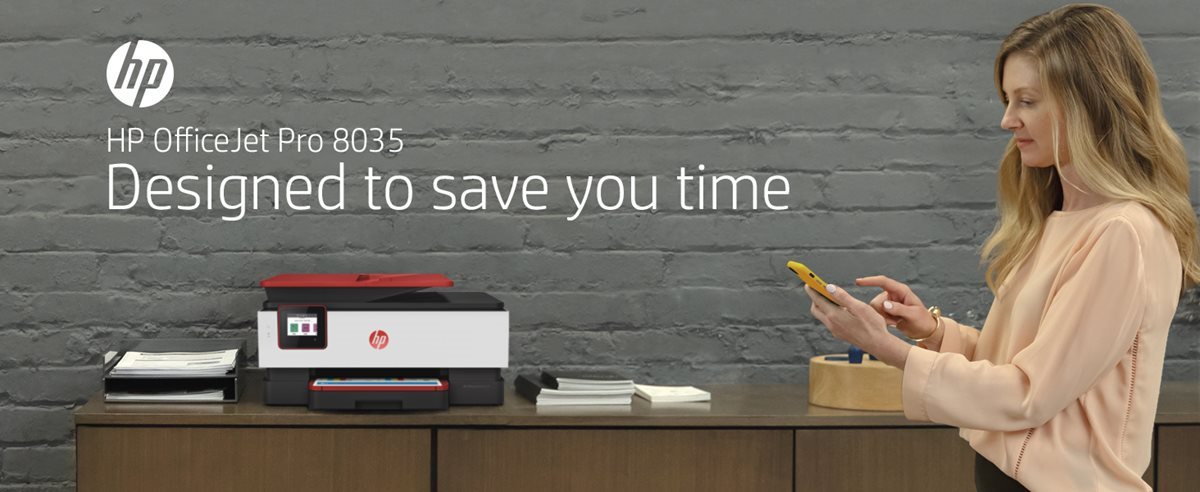 HP OfficeJet Pro 8035 Color All-in-One Wireless Printer, Coral