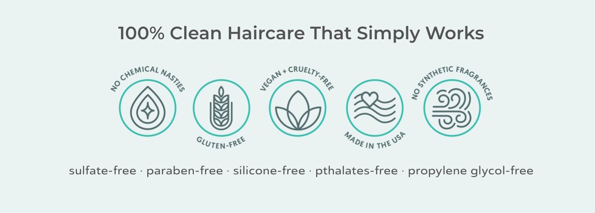 100% Clean Haircare That Simply Works