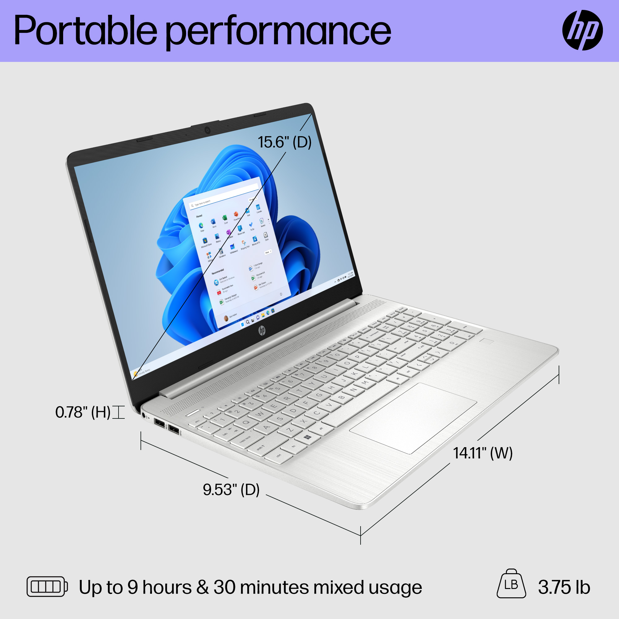 HP 15.6