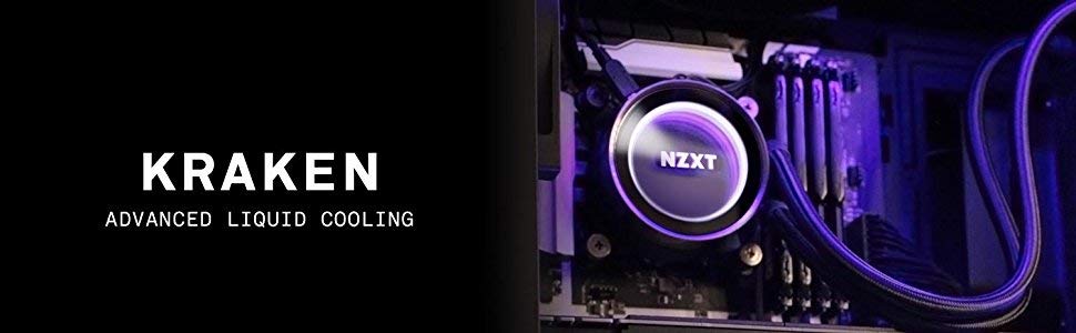 NZXT Kraken X52 240mm - All-In-One RGB CPU Liquid Cooler - CAM