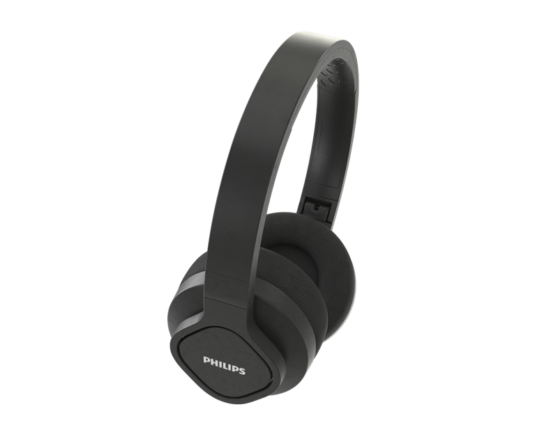 Philips Audio A4216BK/00 Casque Sport Bluetooth sans Fil (35 Heures  d'Auxtonomie, Protection Ip55, Coques Aérées, Coussinets Lavables) Noir