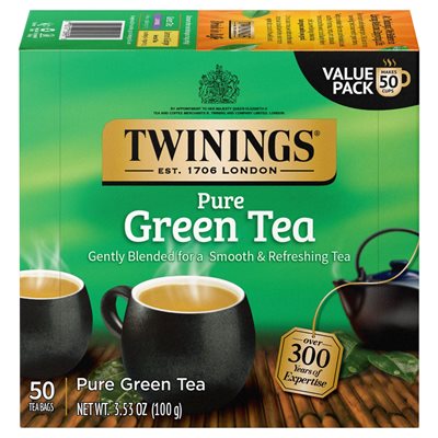 Twinings® Green Tea Bags, 50 CT